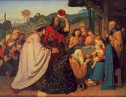 Friedrich Johann Overbeck The Adoration of the Magi 2 oil on canvas